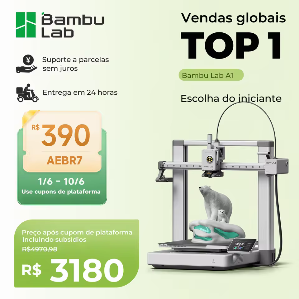 Bambu Lab A1 3D-printer 500 mm/s Snelle automatische nivellering 3529 Robuuste directe extruder 256x256x256mm