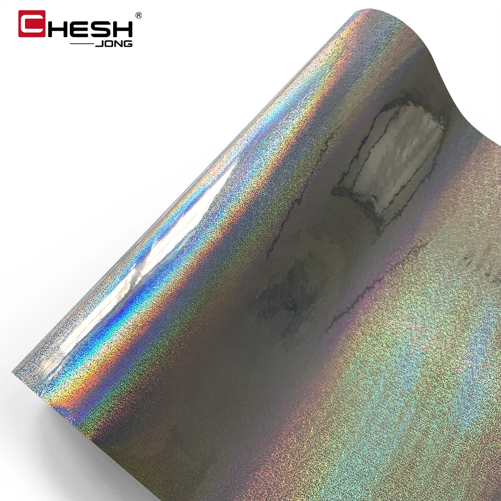 Laser Flash Point Vinyl Film Popular Rainbow Modified Silver Film Waterproof DIY Car Sticker Car Accessories Chameleon Vehicle