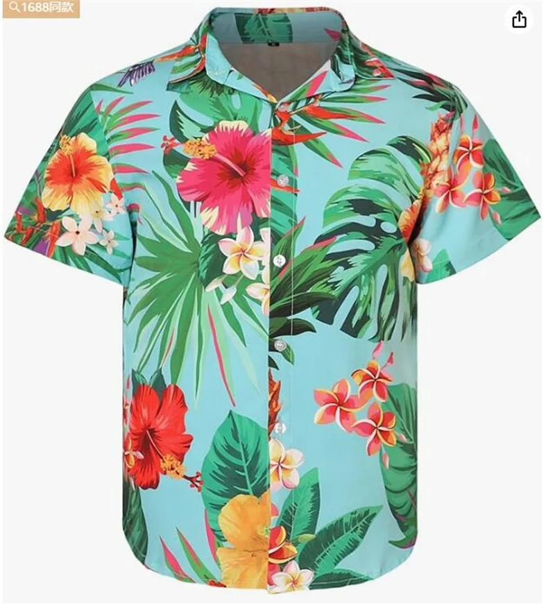 Mens Designer Clothing 3D Printed Shirts Oversized Summer 2024 Travel Hawaii Beach Hawaiian Harajuku Floral Tank Tops Mens