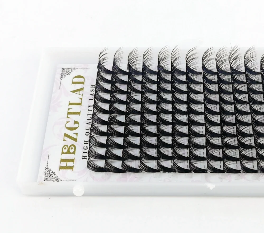 HBZGTLAD Lashes 12/16 Lines Premade Volume Fans 20D Lashes Russian Volume Eyelash Extensions Pre Made Lash Extension Faux Mink