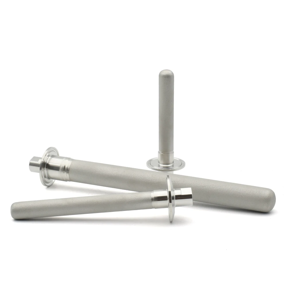 

NEW 1.5 "Three Clamp To 1/4" NPT Female Thread Carbon Fossil SS316L Stainless Steel Homemade Beer Aeration Filter Cartridge