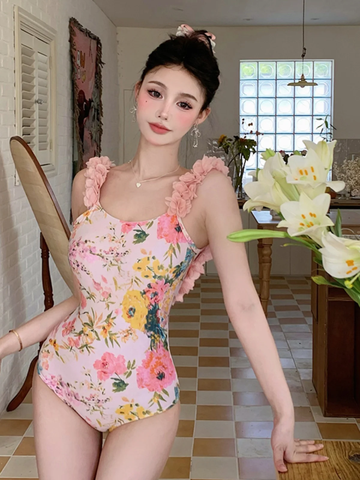 

Сексуальный слитный купальник для женщин с высокой талией, моделирующий фигуру, термокупальник для плавания, купальник для отдыха на море