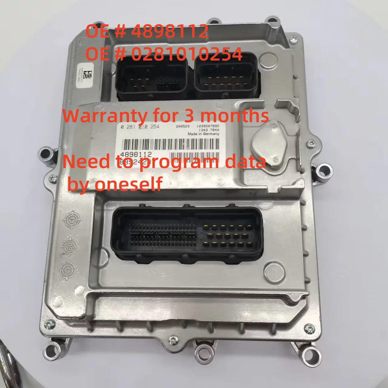 

High quality 4898112 0281010254 Engine Computer Board ECU Electronic Control Unit For Cummins Engine