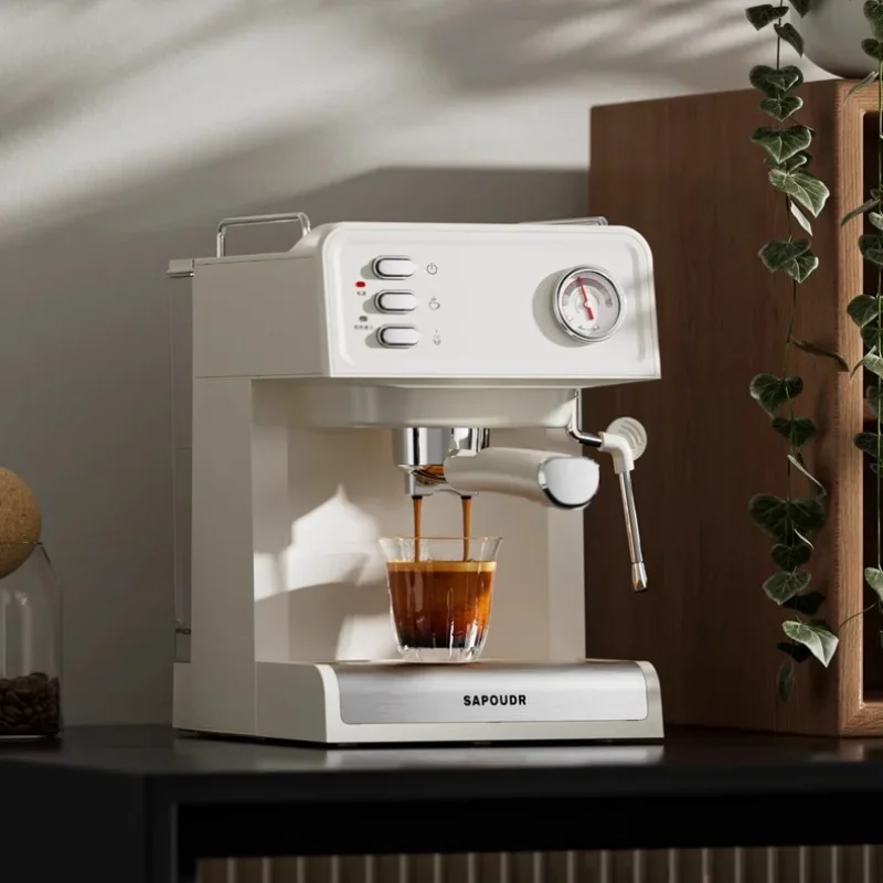 ماكينة اسبريسو احترافية منزلية 20 بار، ماكينة قهوة بخلاص درجة حرارة ثابتة، ماكينة قهوة بالحليب والبخار، كابتشينو