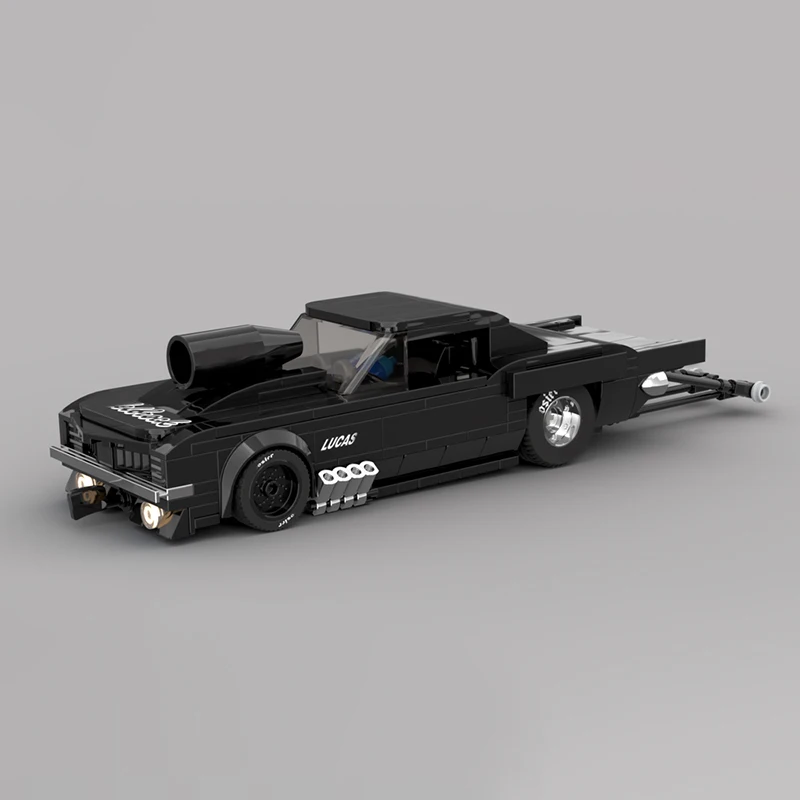 

Speed Racing Car Model MOC Building Bricks Modified Muscle Car Modular Technology Children Holiday Gifts Assemble Toys Suit