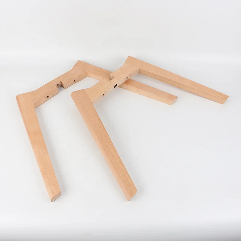 New Arrival Solid Wood Stool Legs Wooden Stool Legs Chair Legs Chairs Accessories Office Furniture Stylish Simple Wooden Legs image 2