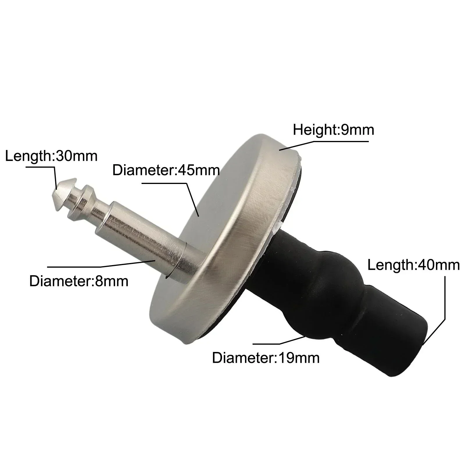 2pcs Toilet Cover Top Fixed Hinge Stainless Steel Toilet Seat Replacement Hinge For Back Mounted Wall Mounted Potties