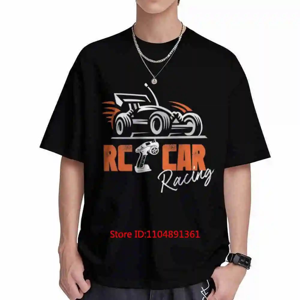 RC Car Racing Remote Control Buggy Short Sleeve Tee 100% Cotton T-Shirt