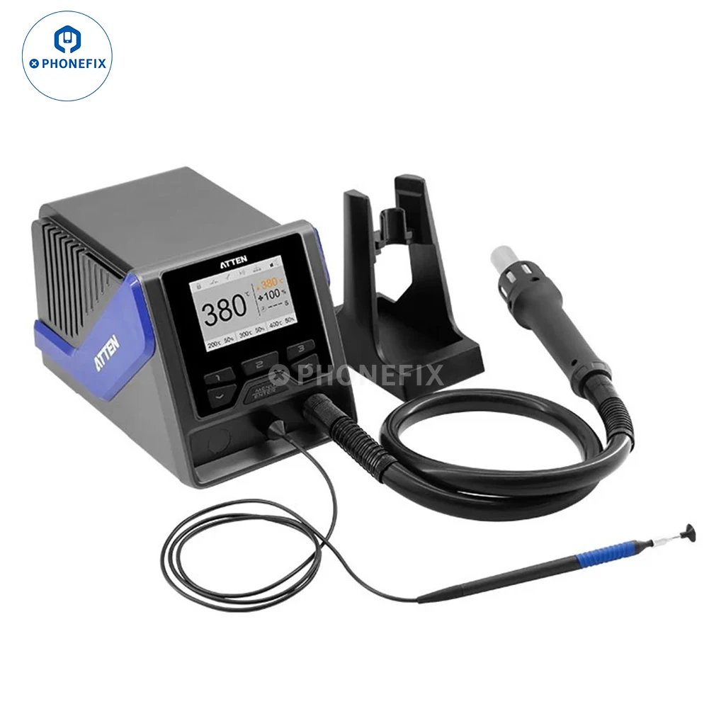 ATTEN GT-1028 1300W Intelligent Internet Hot Air Desoldering Station LCD Digital Display Welding Station For BGA PCB IC Repair