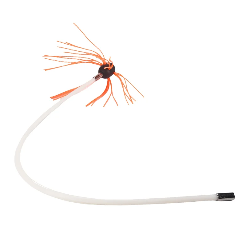 

AB47-Chimney Cleaning Brush Tool Kit And 8 Flexible Rods Snap Locking 45 Degree Angle By Drill For Fireplace Flue Home