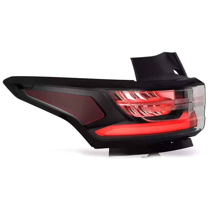 Black/Clear LED TailLights For Chevrolet Traverse 2018 2019 2020 Rear Light DRL Brake Reverse Lamp 84618032 84838458