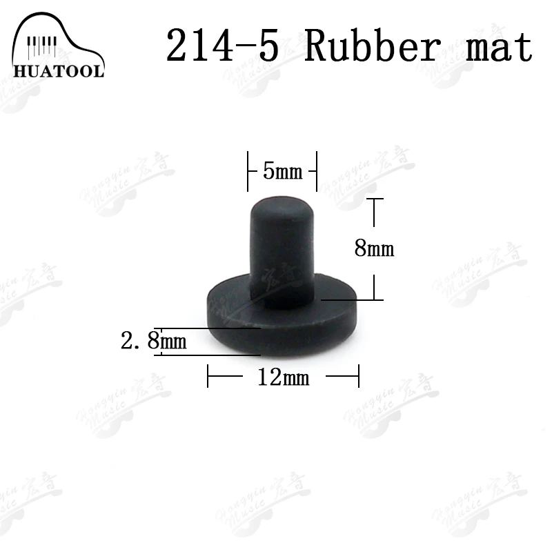 1pcs Piano tuning repair tools 214 rubber cushion rubber cushion black hardware accessories