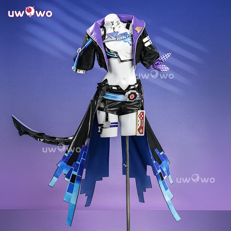 

UWOWO Silver Wolf Cosplay Collab Series: Game Honkai: Star Rail LV999 Silver Wolf SP Cosplay Costume XS-2XL Halloween Costume