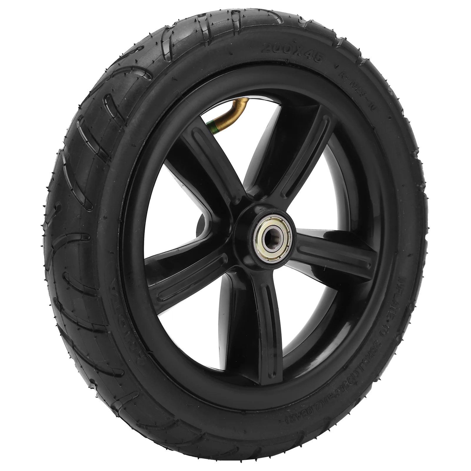 

8-Inch Electric Scooter Pneumatic Wheels Tire Set Features A Hollow Design That Gives The Scooter Excellent Shock Absorption