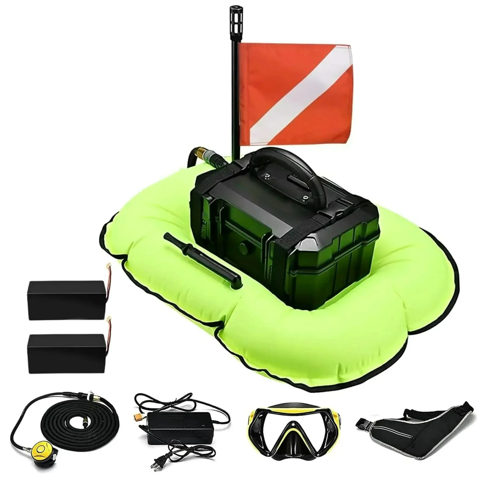 

Portable Scuba Diving Equipment Underwater Rebreather Machine Deep Cylinder Tank for Oxygen Fishing