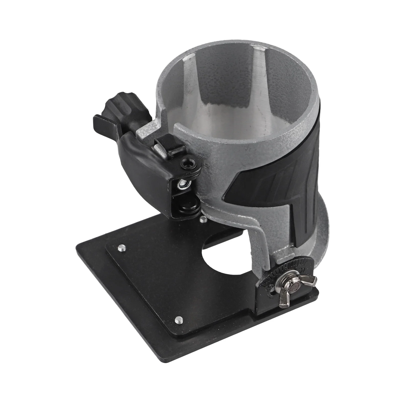 Adjustable and Easy to Handle Trimmer Router Base Aluminum Construction Perfect for Electric or Cordless Wood Hand Routers