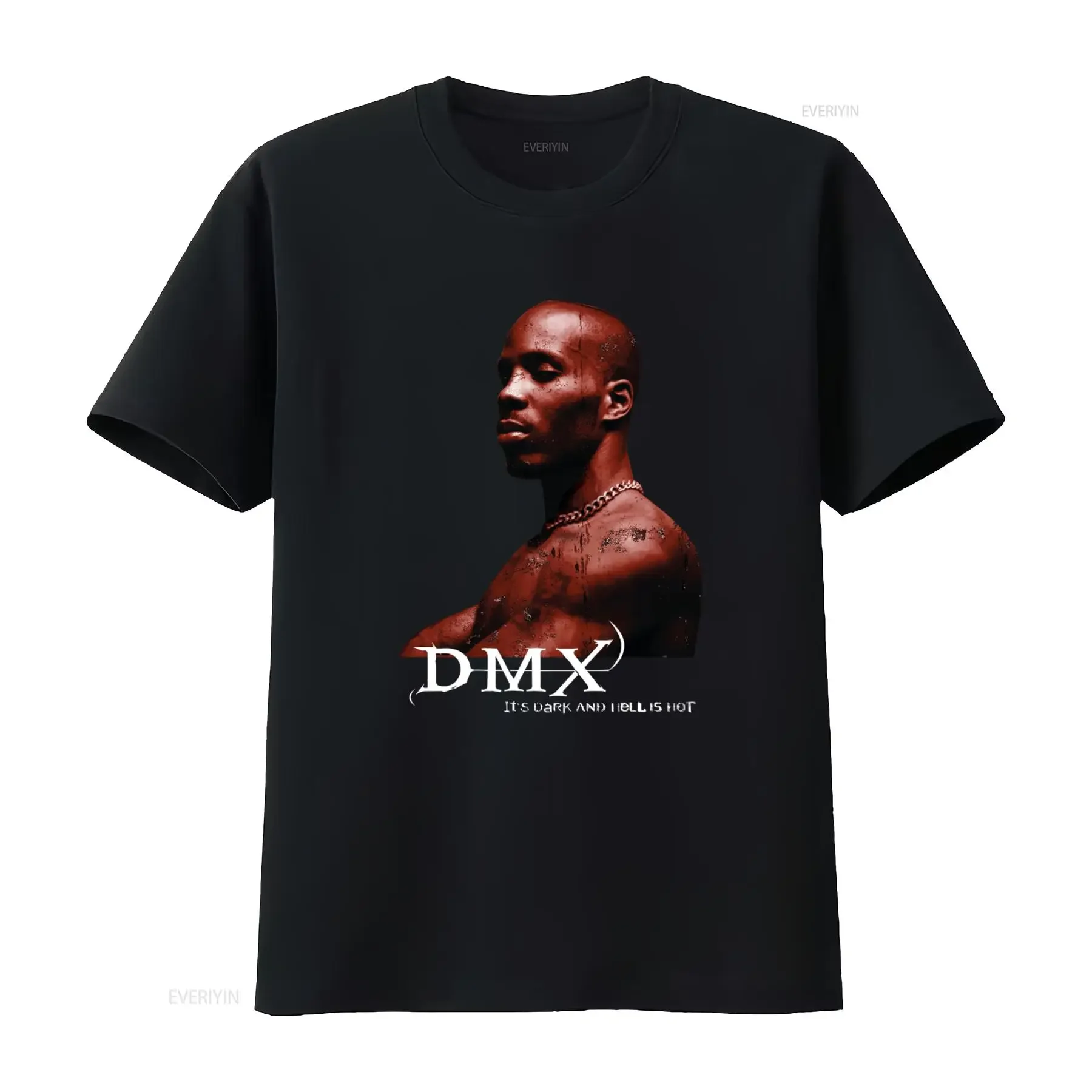 DMX ITS DARK AND HELL IS HOT 20TH ANNIVERSARY TOUR 2019 MEN'S T SHIRT SIZE S 5XL vintage Washed Comfortable Unisex Slightly