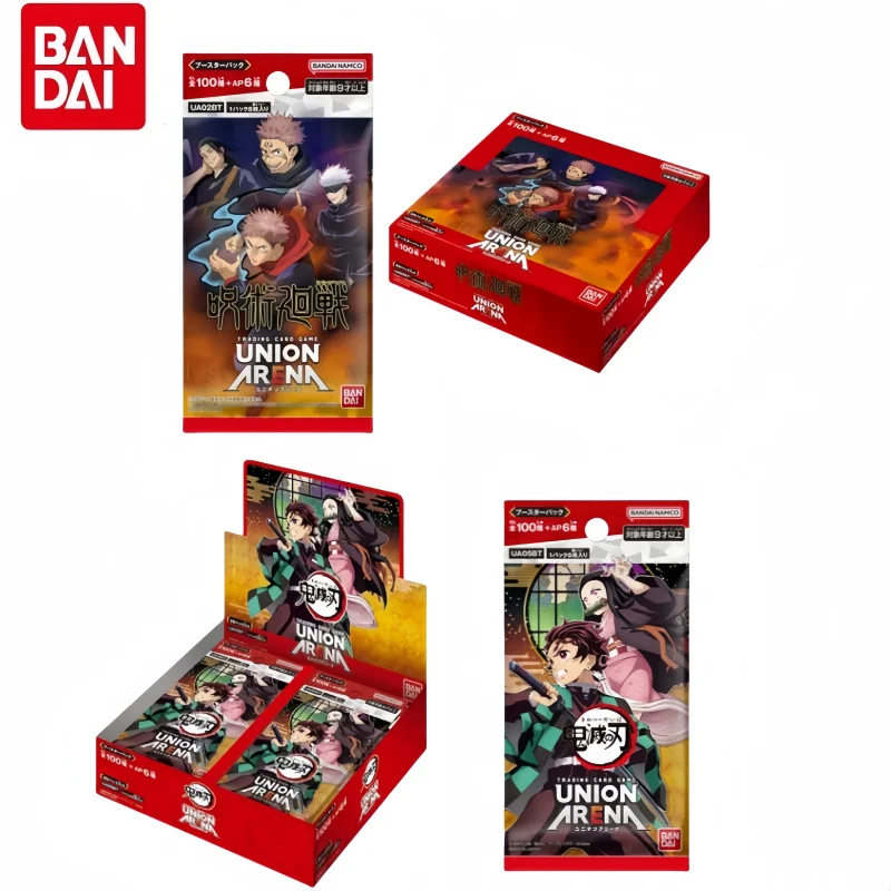 

Original Japanese Jujutsu Kaisen Anime Bandai UA UNION ARENA Top Battle Trading Union Arena card game Children's Collection Toys