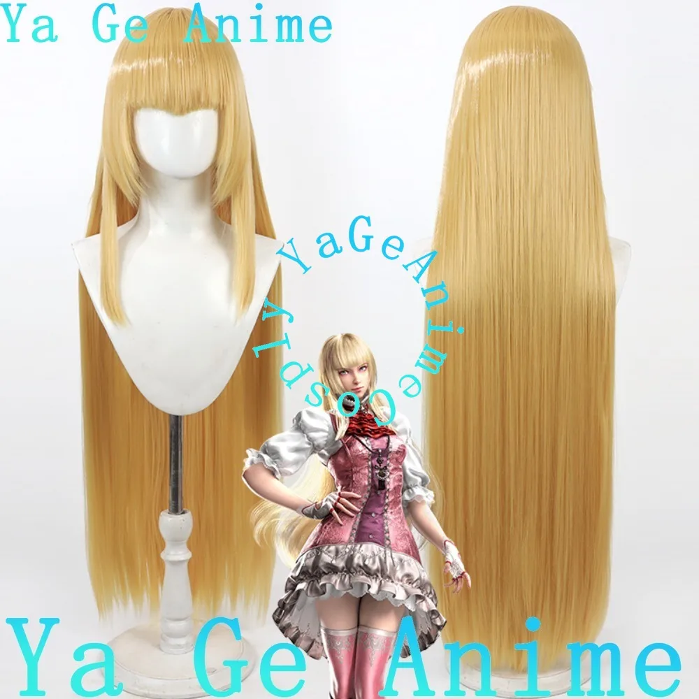 

Ya Ge аниме Tekken 8 Лили, парик для косплея, длинные прямые волосы, аниме-игры, Хэллоуин, карнавал, вечерние синтетические термостойкие волосы