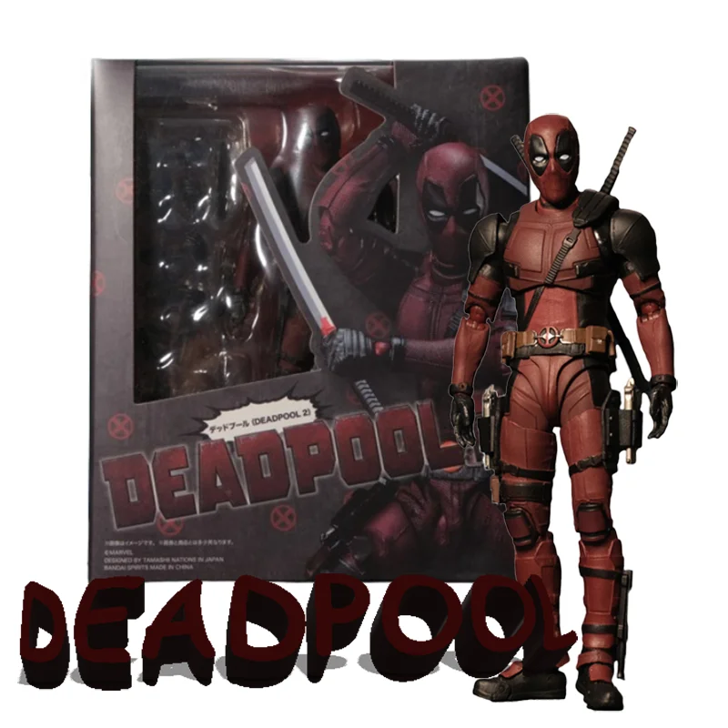 Marvel Action Figure Deadpool & Wolverine Shfiguarts Joint Movable New Mutants Wilson Comics Shf Model Movie Toy Funny Gift