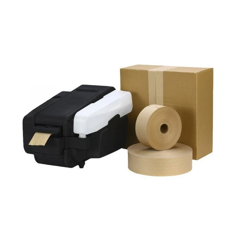 

Small wet water kraft paper automatic tape machine cutting express packing tape sealing machine