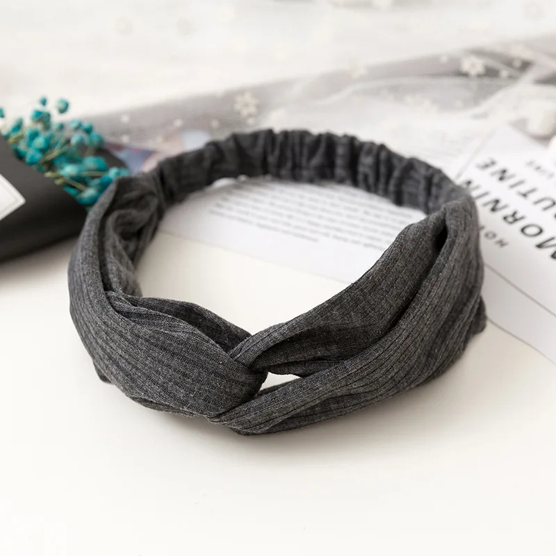 2026 Neues Design Modische Damen Sommer-Stil Stirnbänder Böhmischer Mädchen-Kreuzturban Bandagen-Haarbänder Haaraccessoires – Detail 19