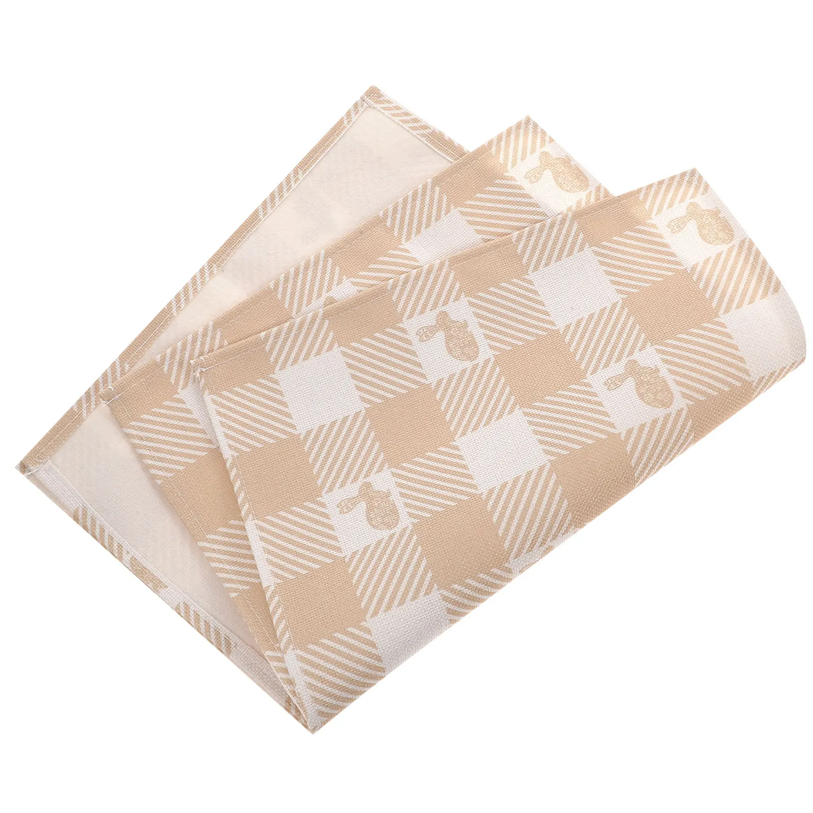 2 قطعة عيد الفصح مقاوم للماء مكان الحصير الكتان مقاومة للحرارة الجدول المفارش غرفة الطعام المنزل حفلة منضدية ديكور عيد الفصح الجدول #5