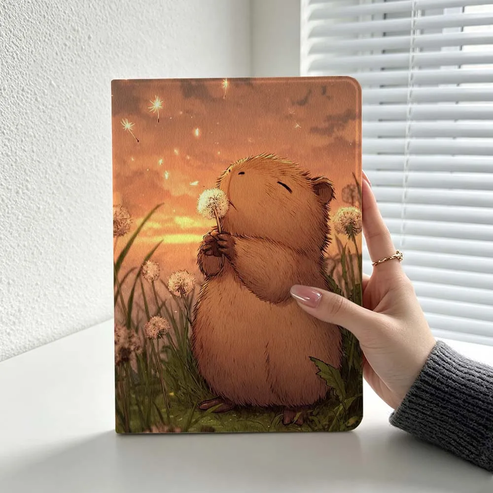 Cartoon Capybara Dandelion For Lenovo Xiaoxin Lenovo Tab Pad Pro Plus K11 P12 M10 Legion Y900 Soft Inch Tablet Case Cover
