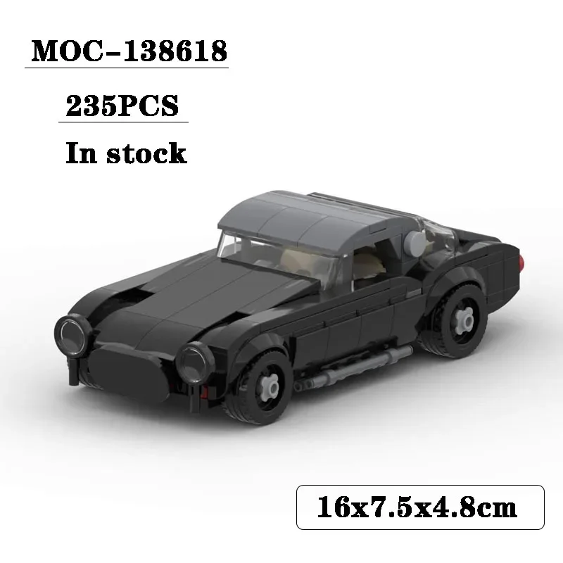 

MOC-138618 car model puzzle block 8 grid sports car creative model 235PCS children and boy birthday Christmas toy gift ornaments