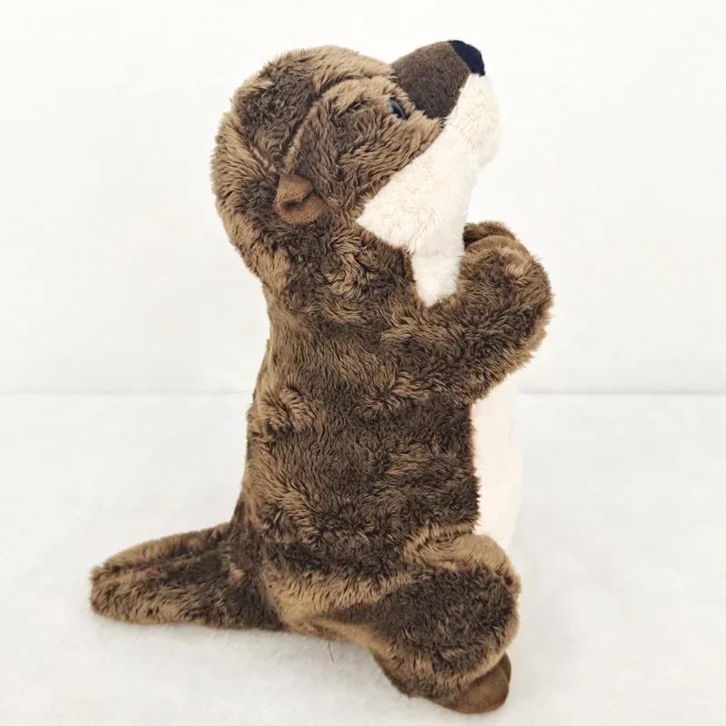 18cm Cute Otter Doll Standing River Otter Plush Toys Mini Size Real Life Otter Stuffed Animals Toys for Kids Birthday Best Gifts