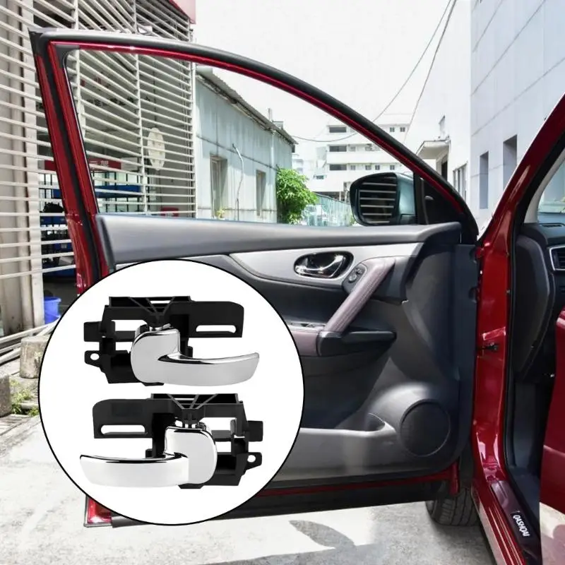 

Interior Door Handle Assembly Direct Replacement ABS Material Shock Resistance Simple Installation for Vehicle D7YA