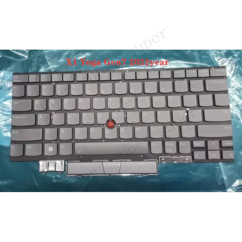 S+New for Lenovo Thinkpad X1 Yoga Gen7 2022year Laptop US Keyboard With Backlight Keyboard