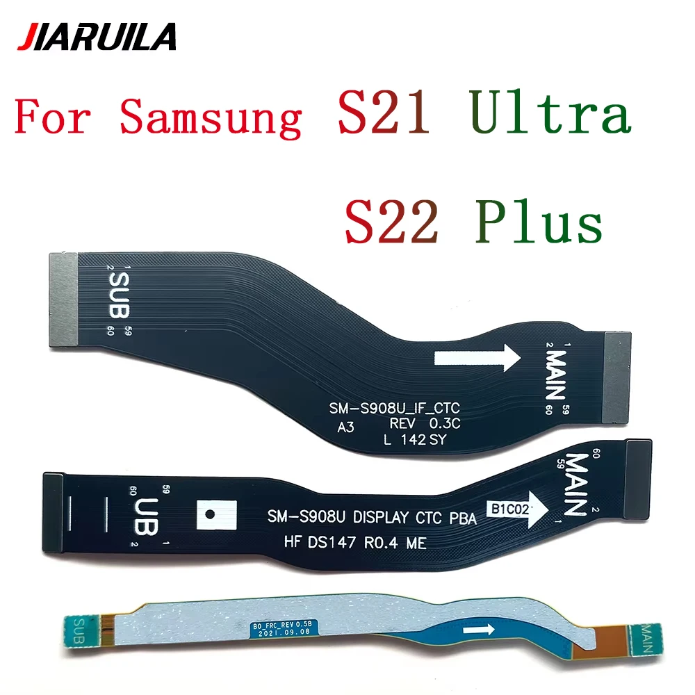 

LCD Screen For Samsung S21 Ultra S21 S22 Plus Ultra s20+ 21P S22+ S22 Ultra Main Board Motherboard Connector Board Flex Cable