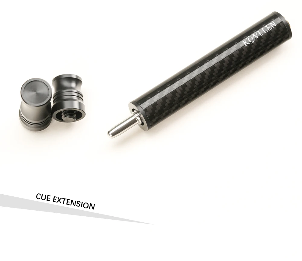 Silikon-Mittel verlängerung Carbon Pool Extender, Billard verlängerung werkzeug, Billard halter, profession elles Zubehör aus Aluminium legierung – Detail 11