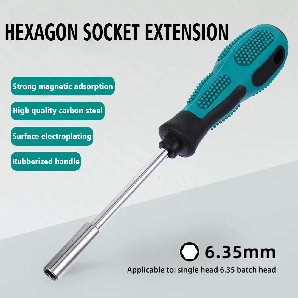 

Socket Screwdriver Carbon Steel Hex Socket Wrench Deepening Socket Driver Adjustment Tool