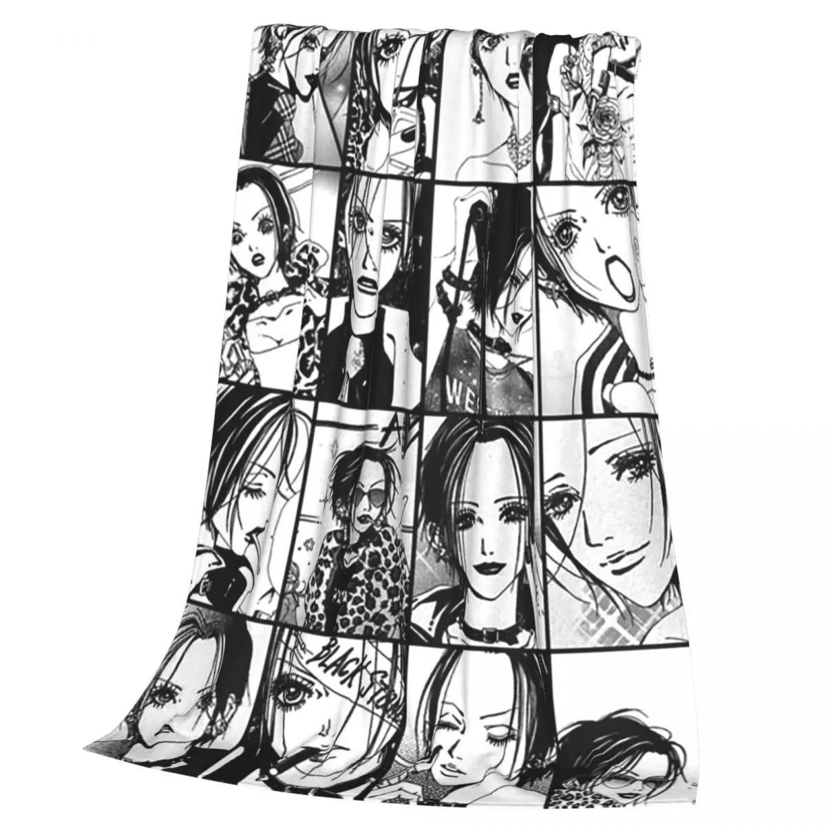Nana Osaki Komatsu Shinichi Anime  Blankets Soft Warm Flannel Throw Blanket Bedspread for Living room Picnic Travel Home Couch