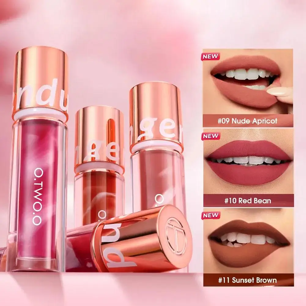 Rossetto a lunga durata Impermeabile Velluto Inchiostro Tinta per labbra Tazza antiaderente Idratante Lunga durata Lucido naturale Rossetto sexy Trucco