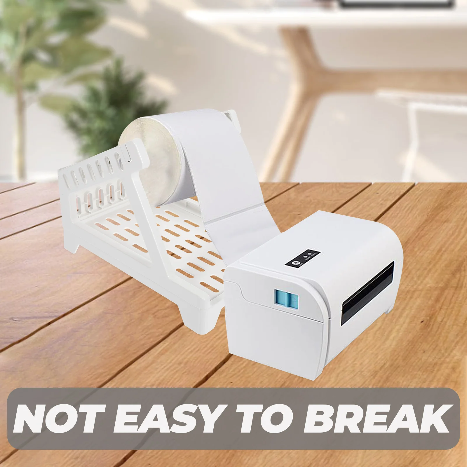 Label Holder For Rolls Thickened Abs Space-Saving Cable Management Desktop Thermal Printer Accessory Plastic Shipping