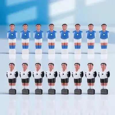 

16Pcs Resin Foosball Players Wear-Resistant Soccer Athletes for Standard Table Football Rods Replacement Accessory Lovely Bright