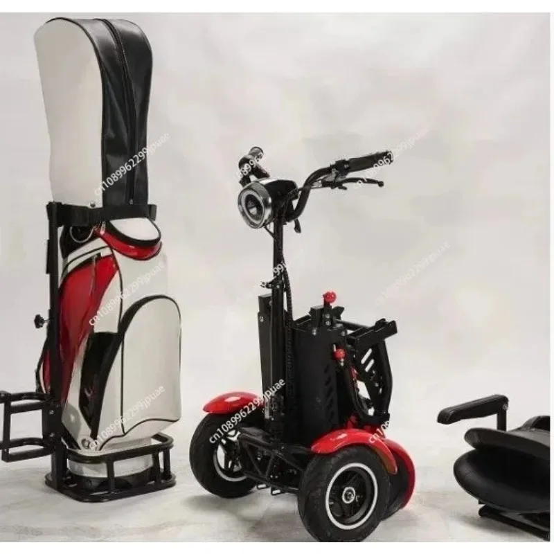 8 Inch 500W 36V Four Wheel Portable Elderly Electric Scooter Max 18KM/H Double Brake Mini Mobility E Scooter