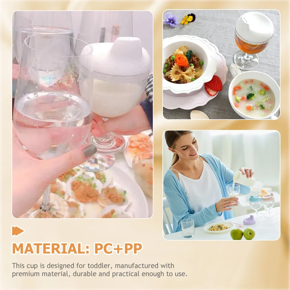 

150Ml Baby Sippy Cup Spill Resistant Toddler Drinking Cup with Handle Leak Proof Design for Milk Juice Water Portable Kids