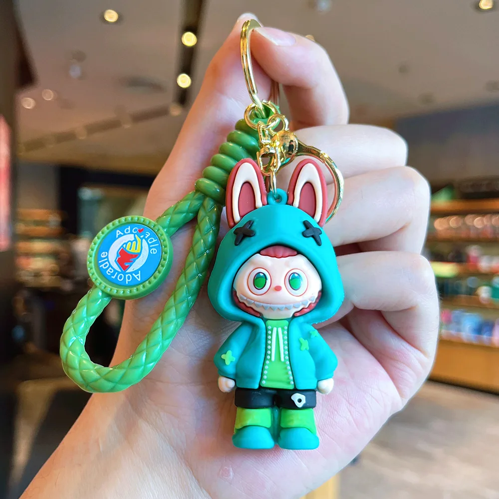 น่ารักรุ่น Q ตุ๊กตา Bucktooth Boy Key CHAIN หลายสีประณีตกระเป๋าเป้สะพายหลังจี้พวงกุญแจรถเด็กชายและเด็กหญิงของขวัญ