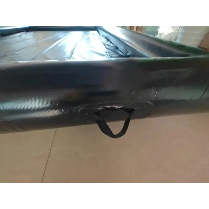 Bunter aufblasbarer 6 x 4 m 20 x 13 Fuß aufblasbarer Wasseranschluss PVC-Garagenboden tragbar für die Autoreinigung mit Luftpumpe