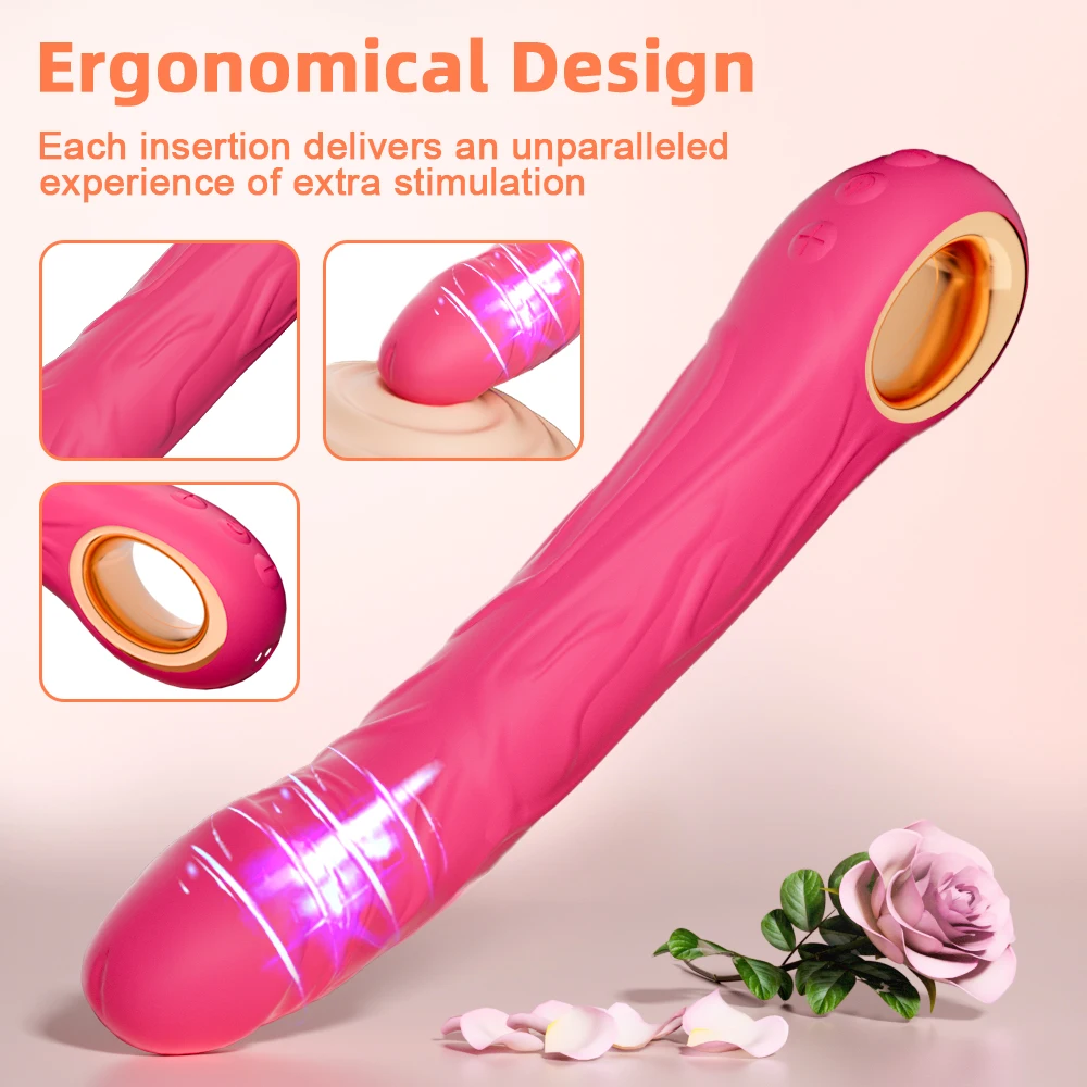 Powerful G Spot Dildo for Women Vagina Massager Silicone Rechargeable Vibrator Female Clitoris Stimulator Sex Toys Adults Goods