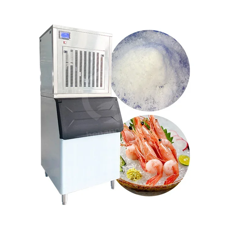 OCEAN Industrial Commercial Snowflake Ice Flake Maker Machine Automatic Snow Flake Ice Make Machine