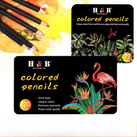 72/120 Colors Colored Pencil Set Iron Box Oil Colored Lead Colorful Easy To Color Art Painting Supplies Wooden Colored Pencils