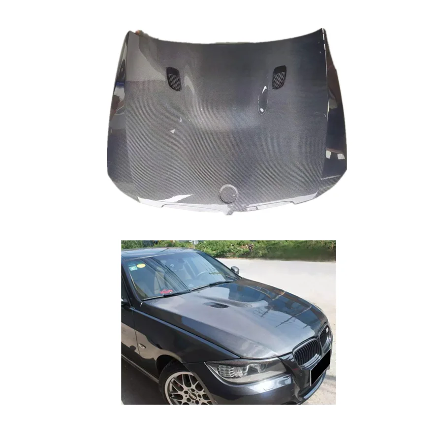 

M3 Style E90 Carbon Fiber Hood for BMW 3 Series E90 2005-2011 Upgrade E90 M3 Hood BMW E90 Pre Lci Hood