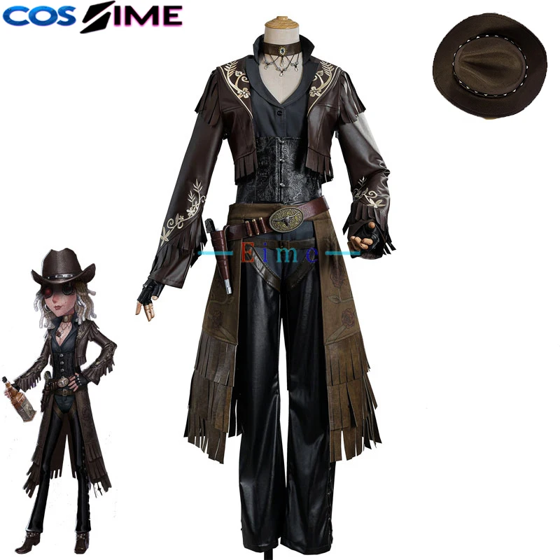 

Game Identity V Demi Bourbon (Black Rose Cowgirl) Cosplay Suit Halloween Carnival Uniforms Custom Made