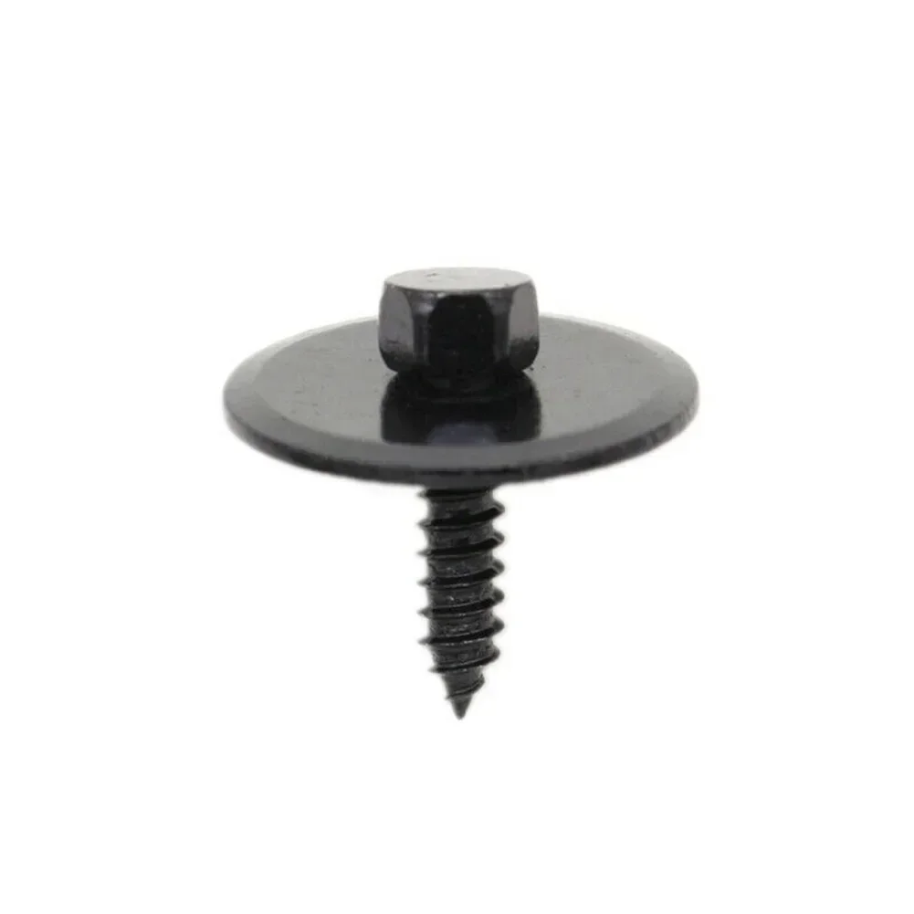 10 Pcs Car Screws Auto Undercar Engine Shield Sheet Screw Replacement Parts Metal Retainer Fastener For Mercedes-Benz 190D 190E