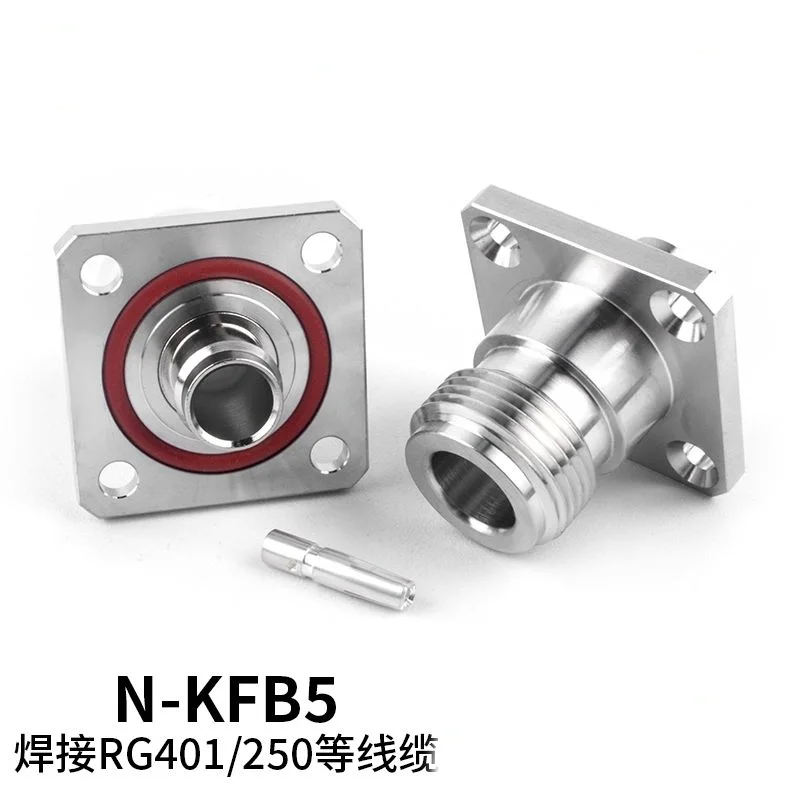 1PCS N-kfb5 N female flange welding RG401/250 and other cable low standing wave low intermodulation connectors New In stock